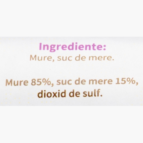 Mure infuzate în suc de mere, fără zahăr 200g