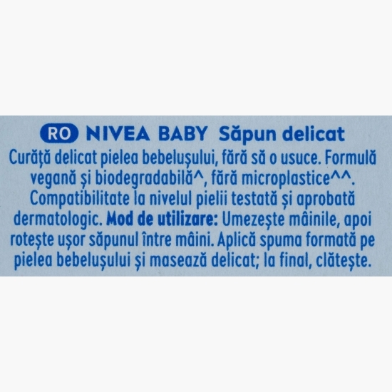 Săpun delicat vegetal pentru bebeluși 100g