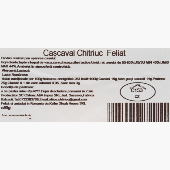 Cașcaval felii 80g