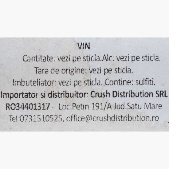 Vin roșu sec Bikaver Rezerve, 14%, 0.75l