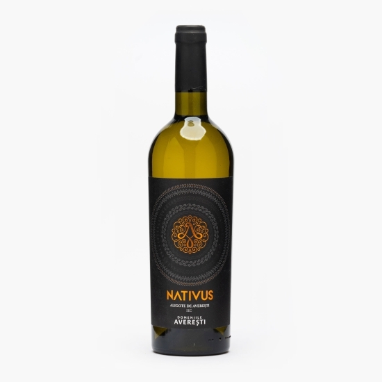 Vin alb sec Nativus Aligote de Averești, D.O.C. Huși, 13%, 0.75l