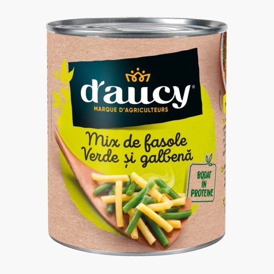 Mix de fasole verde și galbenă 400g