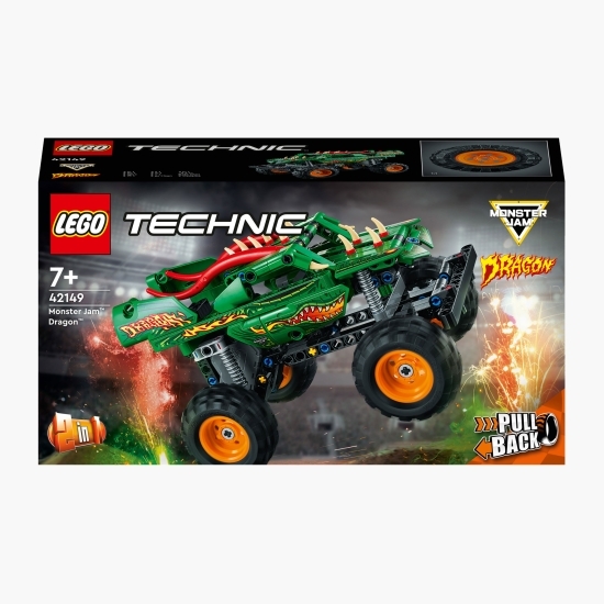 Monster Jam™ Dragon™, 42149 Technic, 217 piese, +7 ani