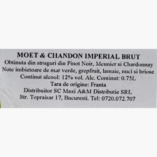 Șampanie Chandon Imperial brut, 12%, 0.75l