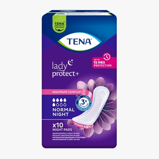 Absorbante incontinență urinară Lady Protect Normal Night, 10 buc