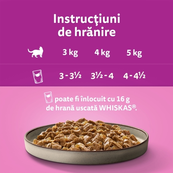 Hrană umedă pentru pisici adulte, 4 x 85g, Pure Delight cu carne de pasare în aspic