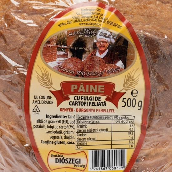 Pâine cu fulgi de cartofi 500g