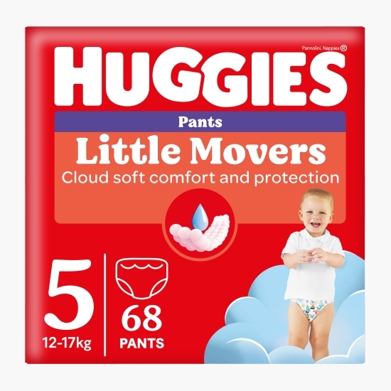 Chiloței Little Movers Box (nr. 5) Boy, 12-17 kg, 68 buc.