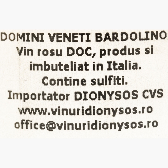 Vin roșu sec Bardolino, 12%, 0.75l