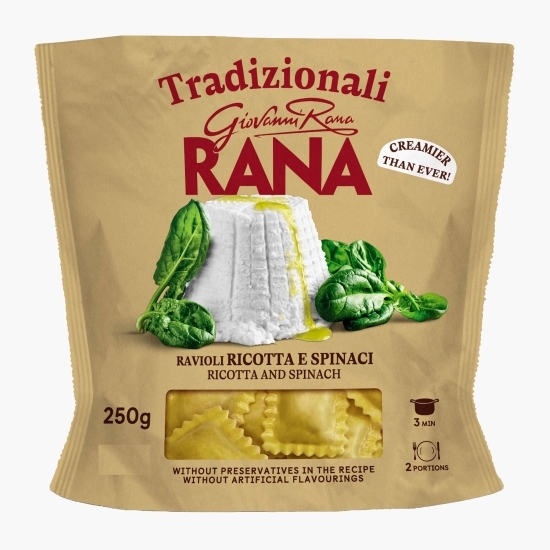 Ravioli cu ricotta și spanac 250g