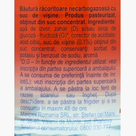 Băutură necarbogazoasă vișine 1.5l