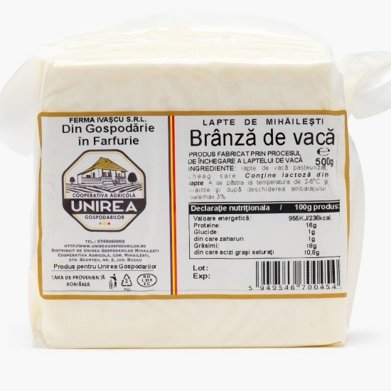 Brânză de vacă 500g