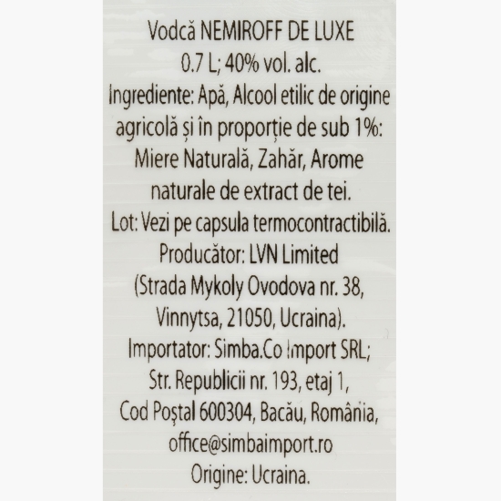 Vodcă 40% 0.7l