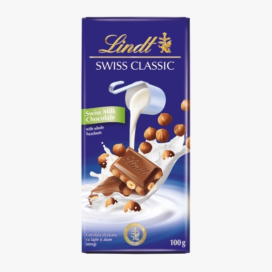 Ciocolată cu lapte și alune de pădure Swiss Classic 100g