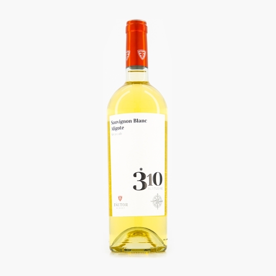 Vin alb sec Sauvignon Blanc&Aligote, 13.7%, 0.75l