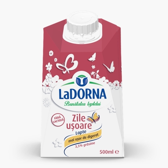 Lapte fără lactoză Zile ușoare, 3.5% grăsime, 500ml