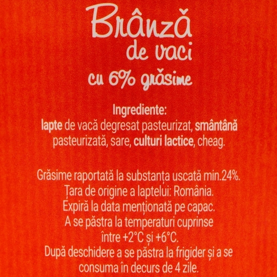 Brânză de vaci 6%, 1kg