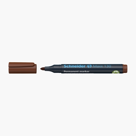 Marker permanent cu vârf rotund 1-3mm, maro