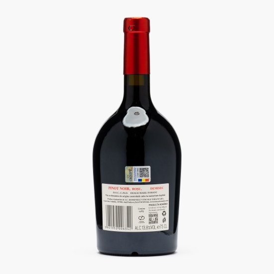 Vin roșu demisec Pinot Noir, 13.8%, 0.75l