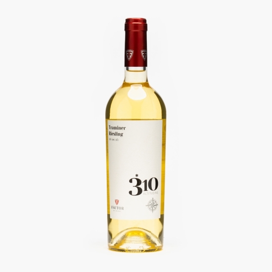 Vin alb sec Traminer Riesling, 14%, 0.75l