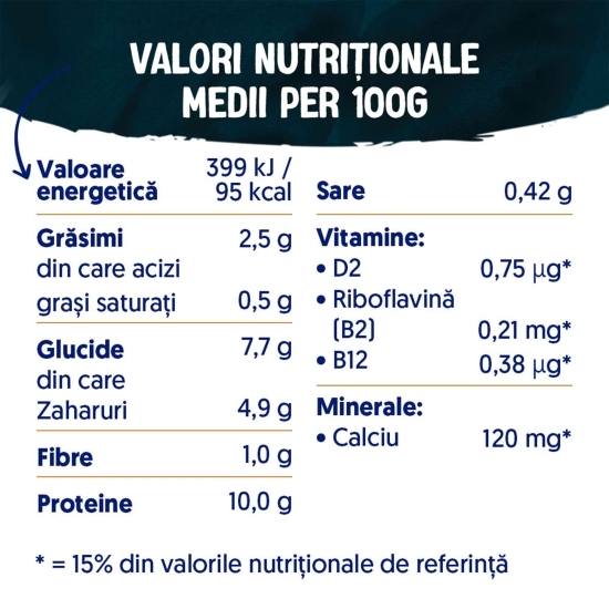 Budincă proteică din soia cu aromă de vanilie, High Protein, 200g