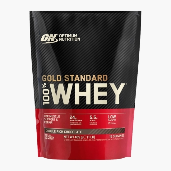 Proteine din zer 100% Whey Gold Standard, aromă ciocolată, 465g 