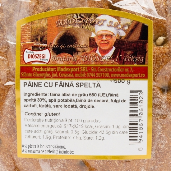 Pâine cu făină spelta 500g