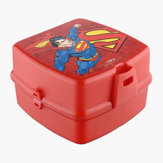 Cutie alimente + tacâmuri Superman 1.400ml