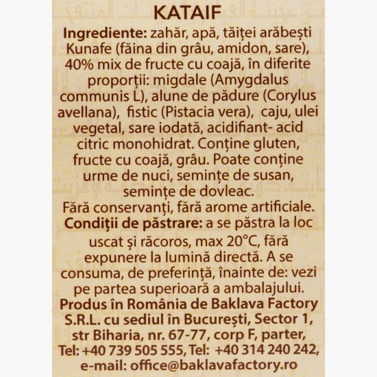 Kataif cu mix de nuci 250g