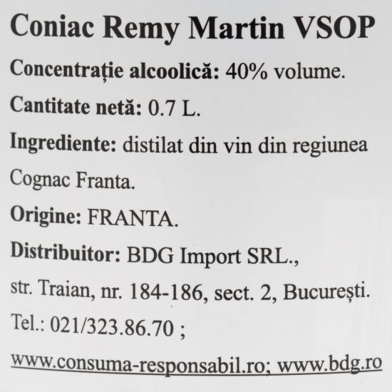 Coniac VSOP 40% alc. 0.7l