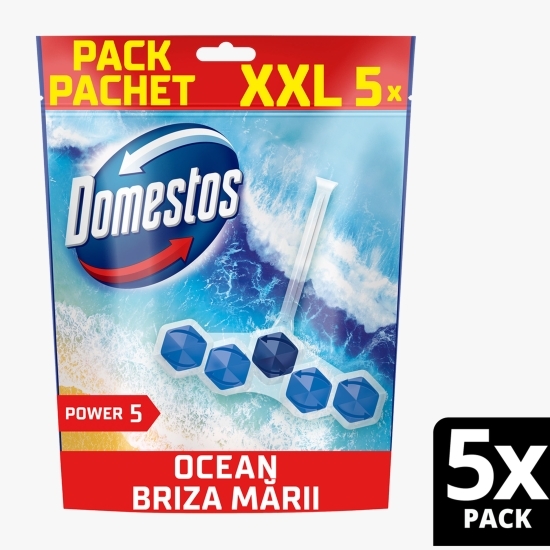 Odorizant toaletă Power 5 Ocean, 5 buc x 50g