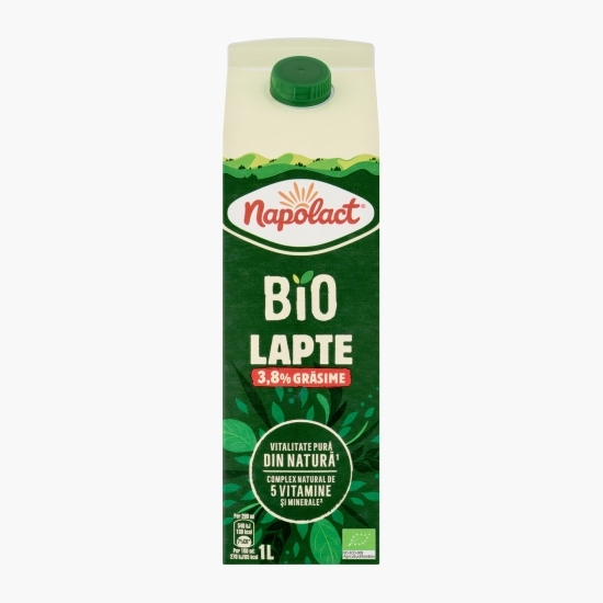 Lapte eco 3.8% grăsime 1l