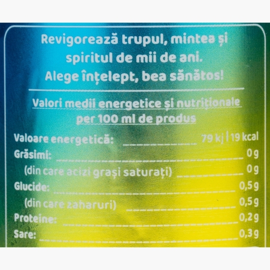 Băutură răcoritoare din kombucha cu aromă de mentă și lămâie 330ml