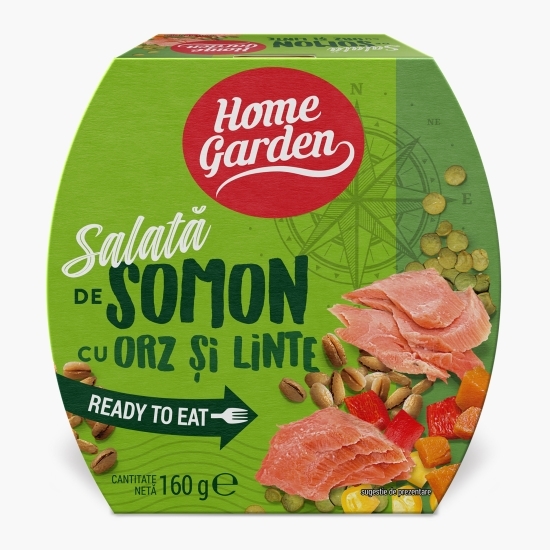 Salată de somon cu orz și linte 160g