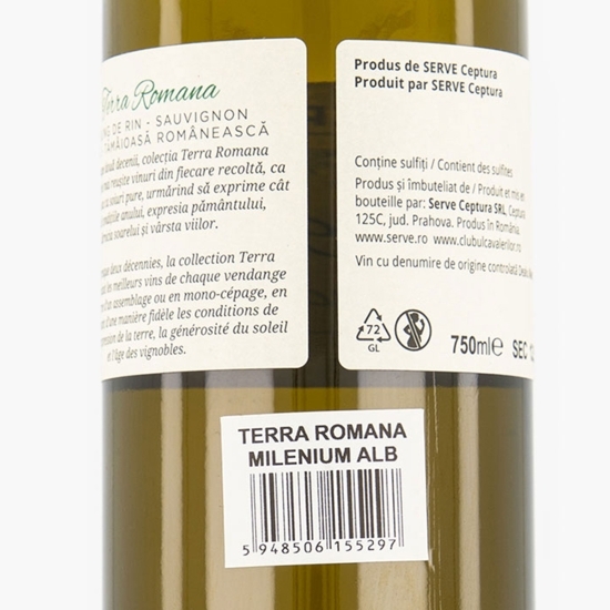 Vin alb sec Milenium, 13.5%, 0.75l