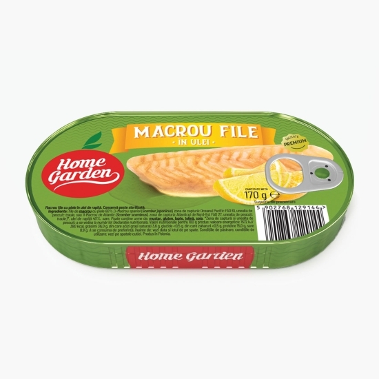 Macrou file în ulei de rapiță 170g