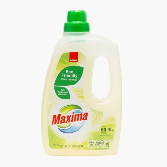 Detergent de rufe lichid gel concentrat Green Power bio 60 spălări, 3l