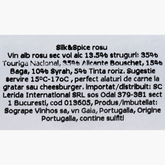 Vin roșu sec Red Blend, 13.5%, 0.75l