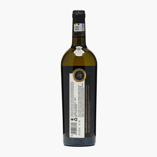 Vin alb sec Bacanta Șarba Barrique D.O.C., 12.5%, 0.75l