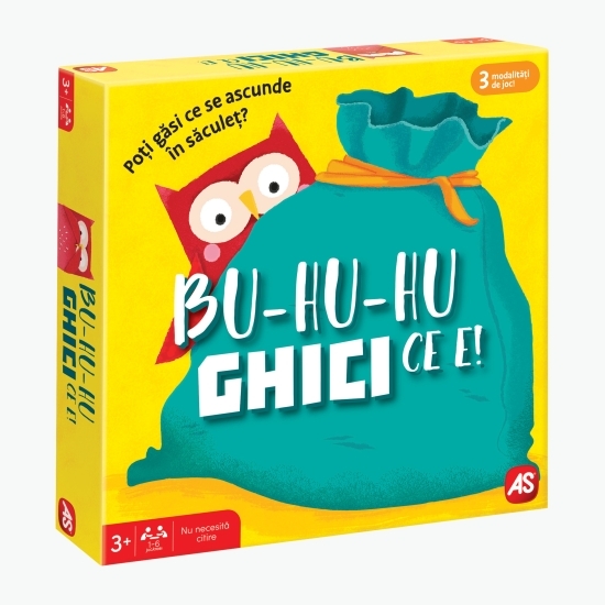 Joc de societate Bu-hu-hu ghici ce e!, 3+ ani