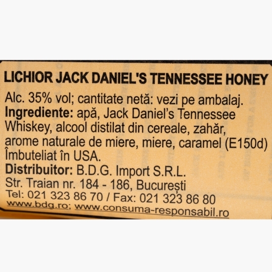 Tennessee Whiskey Honey 35% alc. 0.2l