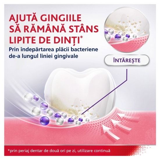 Pastă de dinți cu acid hialuronic Gum Strengthen & Protect Whitening 75ml