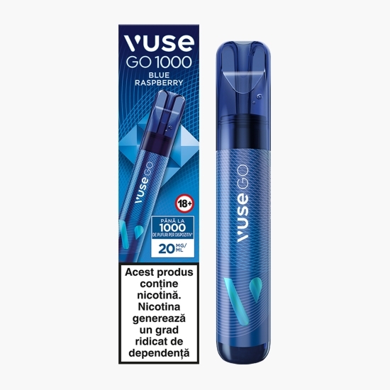 Țigară electronică Blue Raspberry, 20mg/ml nicotină, 1000 puffs