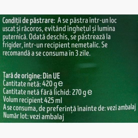 Mazăre verde 425g