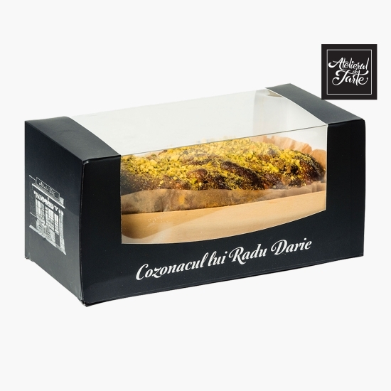 Babka cu fistic, ciocolată albă și limoncello 1.2kg