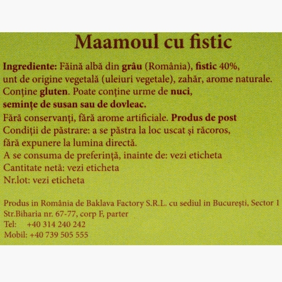 Biscuiți Maamoul cu fistic 170g