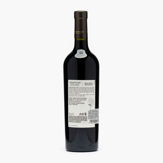 Vin roșu sec Oak Cask Malbec, 13.5%, 0.75l