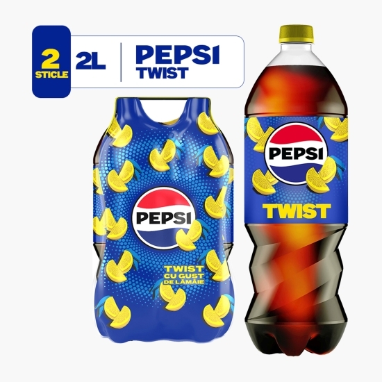 Băutură carbogazoasă Twist lămâie 2x2l