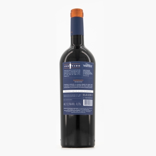 Vin sec roșu Individo LTD Saperavi, 13.5%, 0.75l