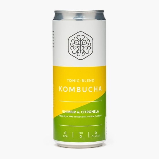 Kombucha eco cu ghimbir și citronela 0.33l